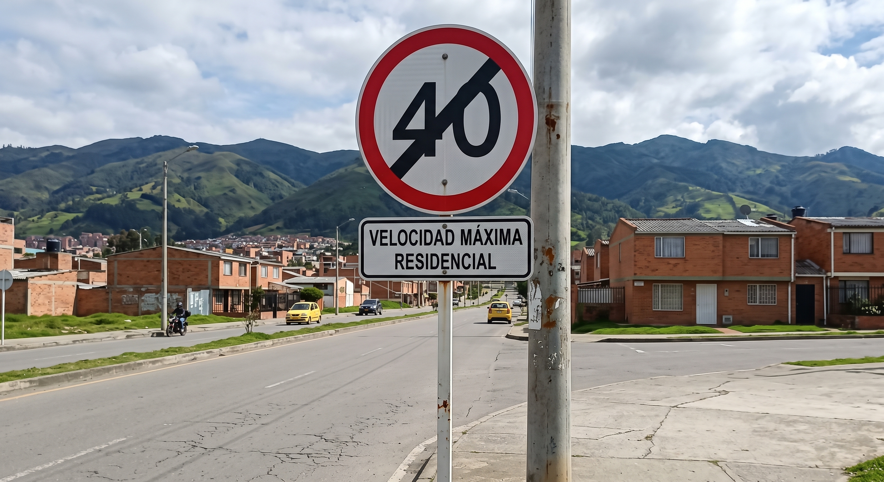 Señales de tránsito en la carretera